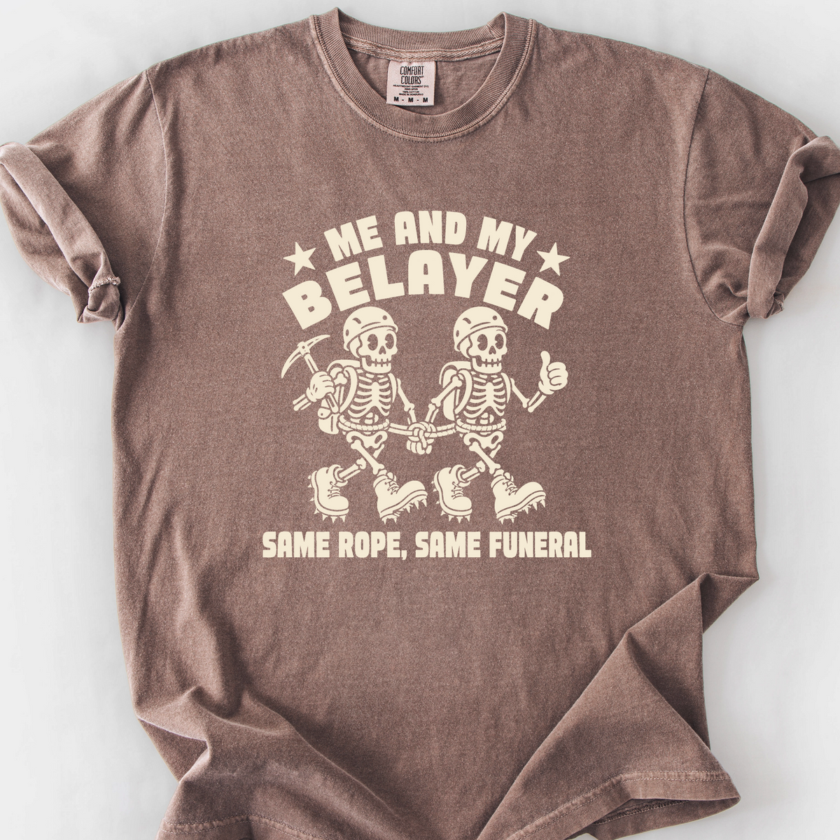 Me And My Belayer T-Shirt — Espresso