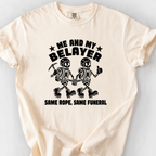 Me And My Belayer T-Shirt — Ivory