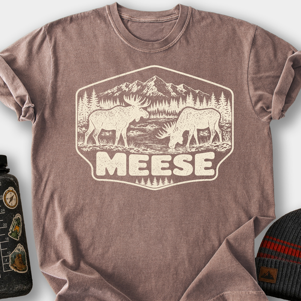 Meese T-Shirt — Espresso