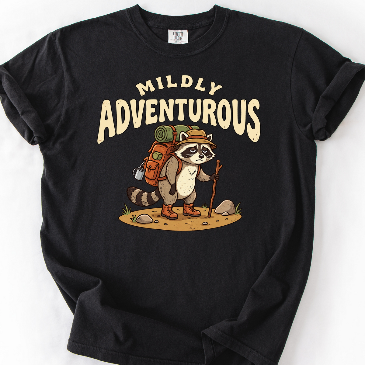 Mildly Adventurous T-Shirt — Black