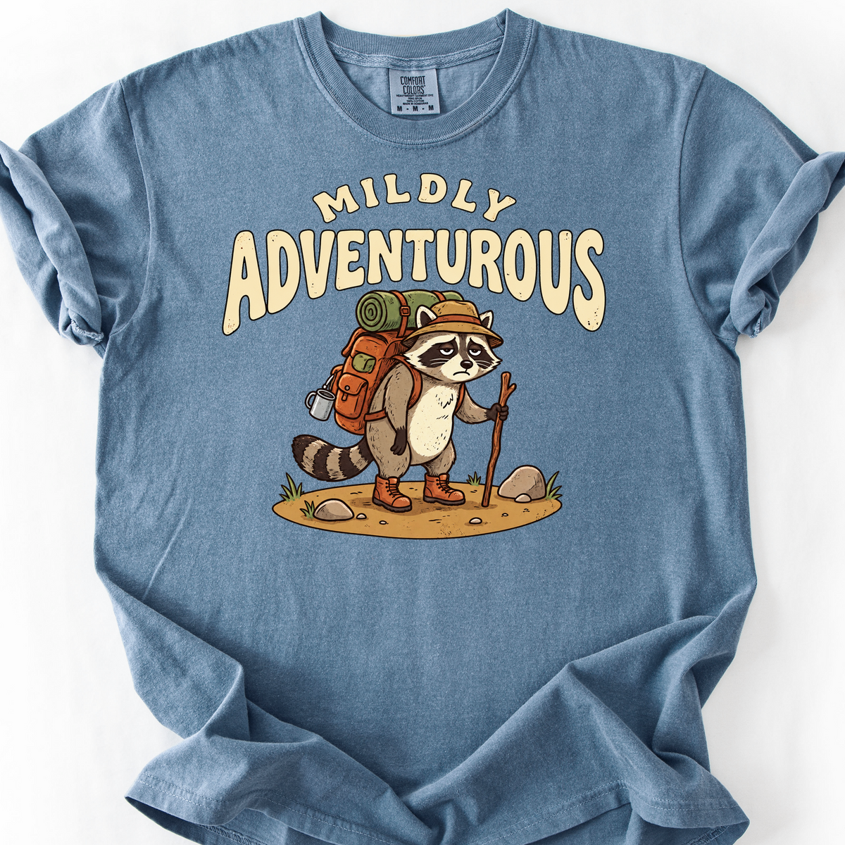 Mildly Adventurous T-Shirt — Blue Jean