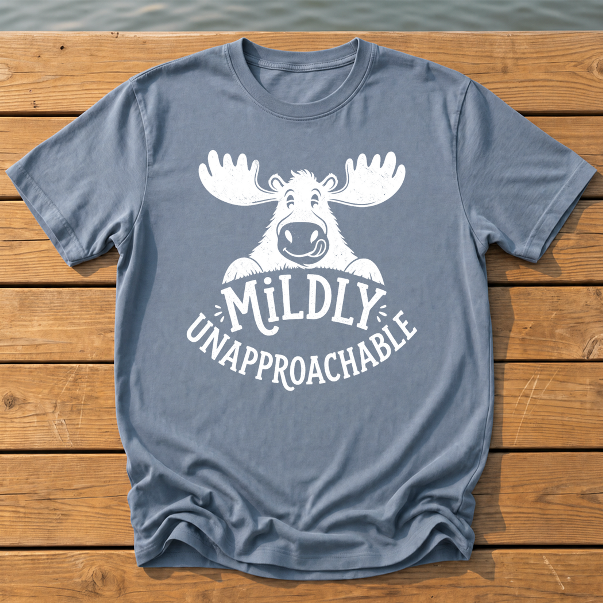 Mildly Unapproachable T-Shirt — Blue Jean