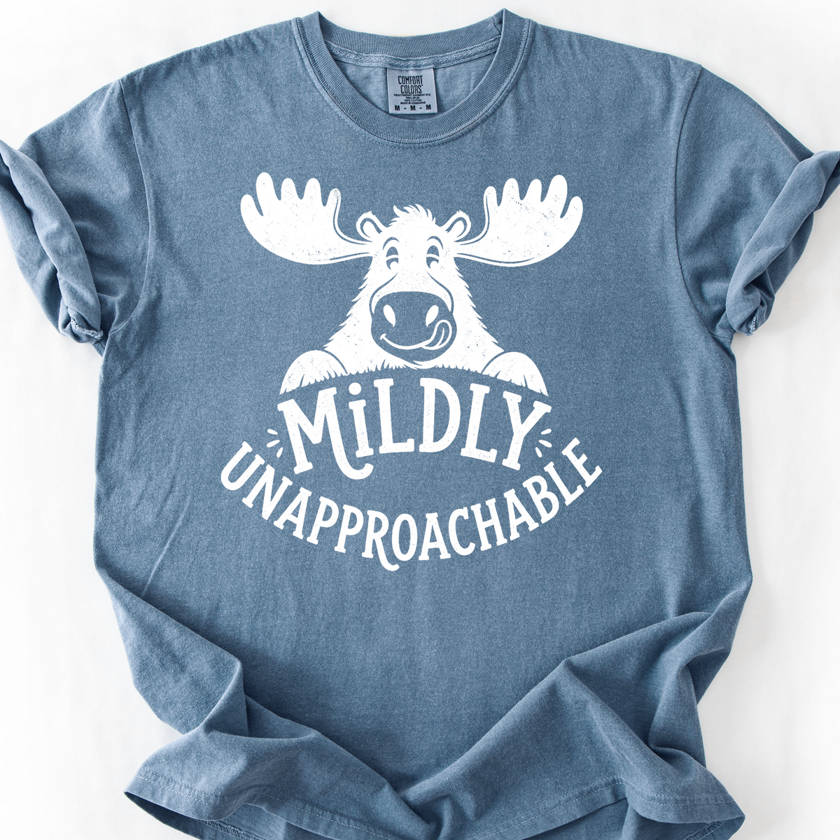 Mildly Unapproachable T-Shirt — Blue Jean