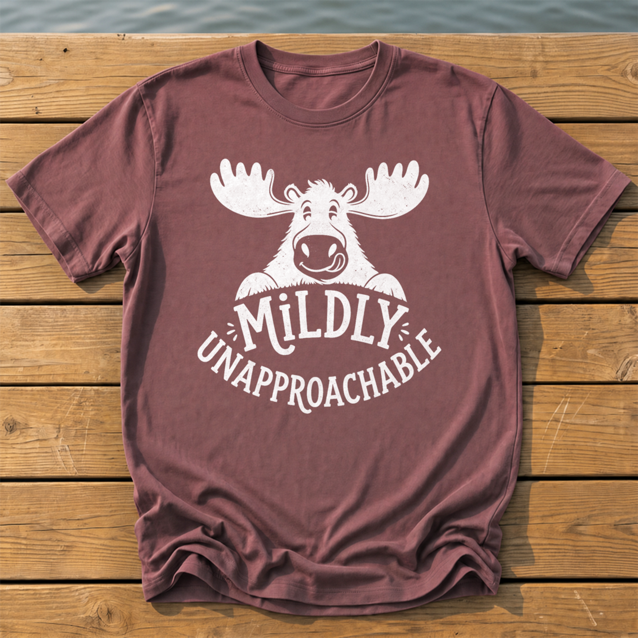 Mildly Unapproachable T-Shirt — Brick