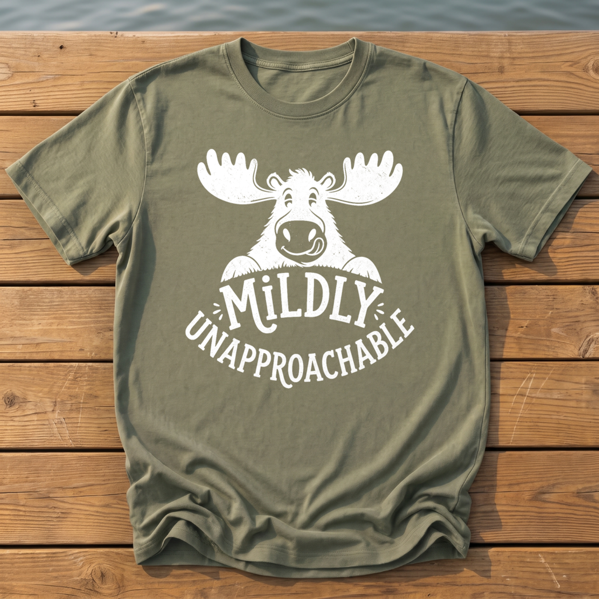 Mildly Unapproachable T-Shirt — Moss