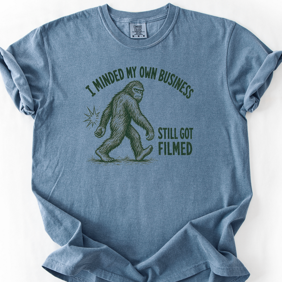 Minded My Own Business T-Shirt — Blue Jean
