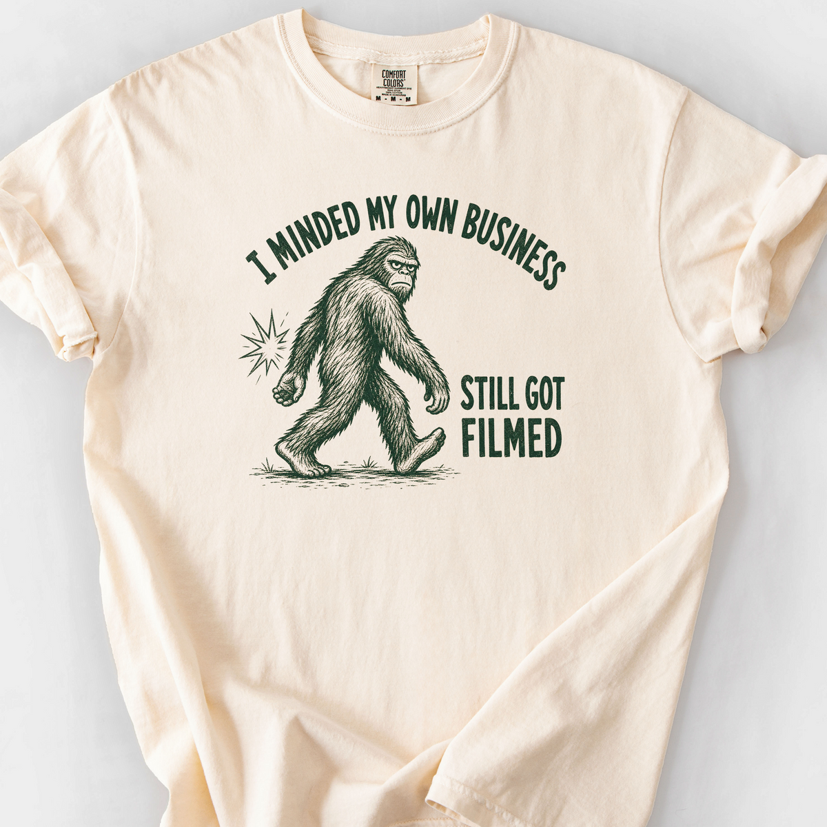 Minded My Own Business T-Shirt — Ivory