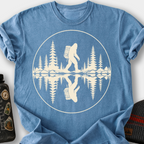 Sasquatch Lake Reflection T-Shirt — Blue Jean