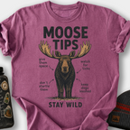 Moose Tips T-Shirt — Berry