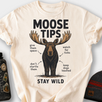 Moose Tips T-Shirt — Ivory
