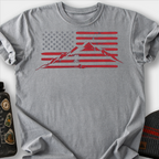Mountain Flag T-Shirt — Grey
