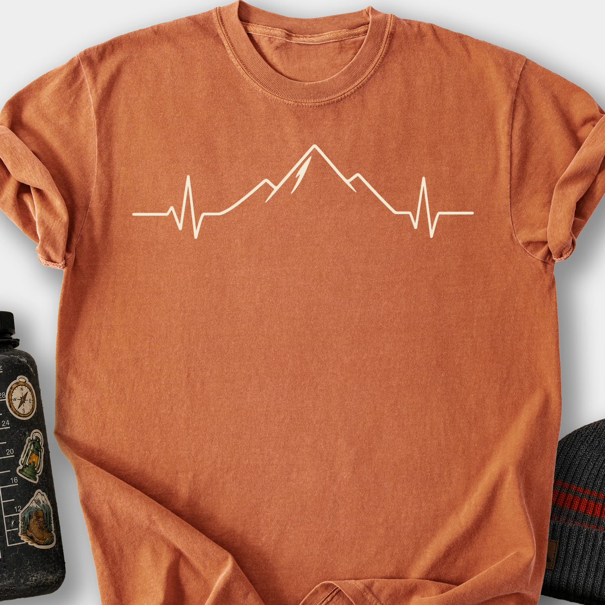 Mountain Heartbeat (Peaks) T-Shirt — Yam