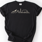 Mountain Heartbeat T-Shirt — Black