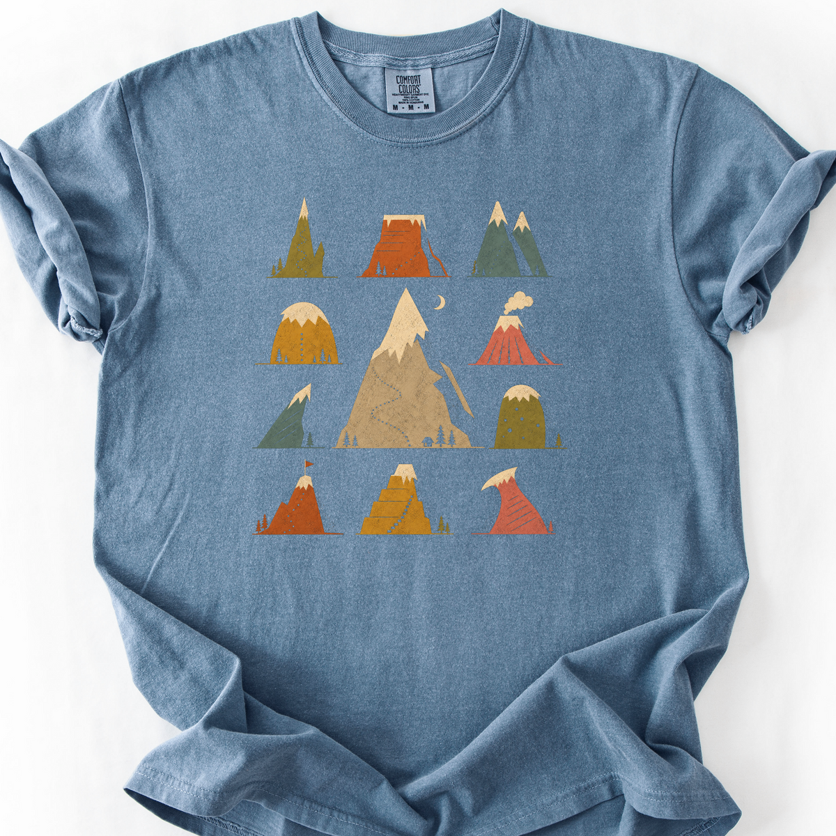 Mountain Lineup T-Shirt — Blue Jean