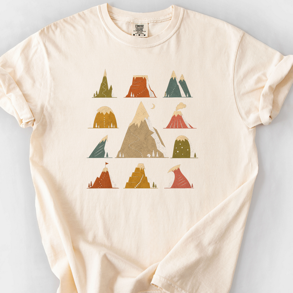 Mountain Lineup T-Shirt — Ivory