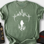 Mountain Pulse Backpacker T-Shirt — Moss