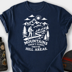 Mountains Are Hill Areas T-Shirt — Navy
