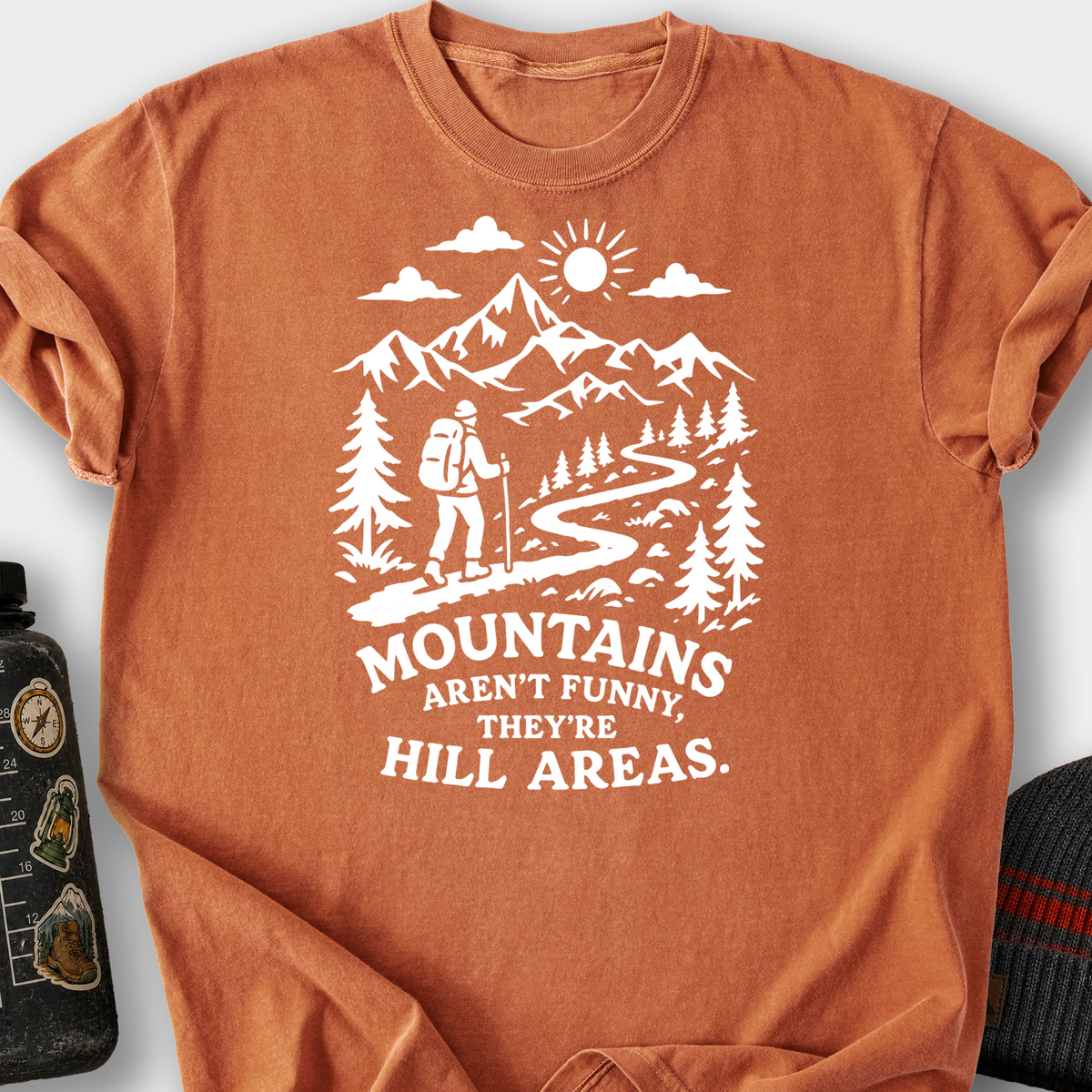 Mountains Are Hill Areas T-Shirt — Yam
