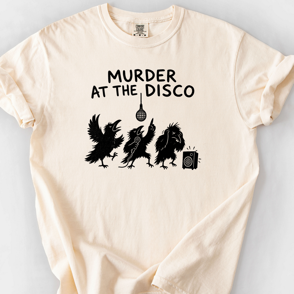 Murder At The Disco T-Shirt — Ivory