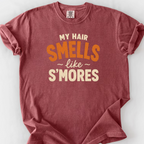 My Hair Smells Like Smores T-Shirt — Brick