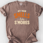 My Hair Smells Like Smores T-Shirt — Espresso