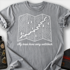 My Knees Know Every Switchback T-Shirt — Grey