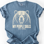 My People Skills Are Rusty T-Shirt — Blue Jean
