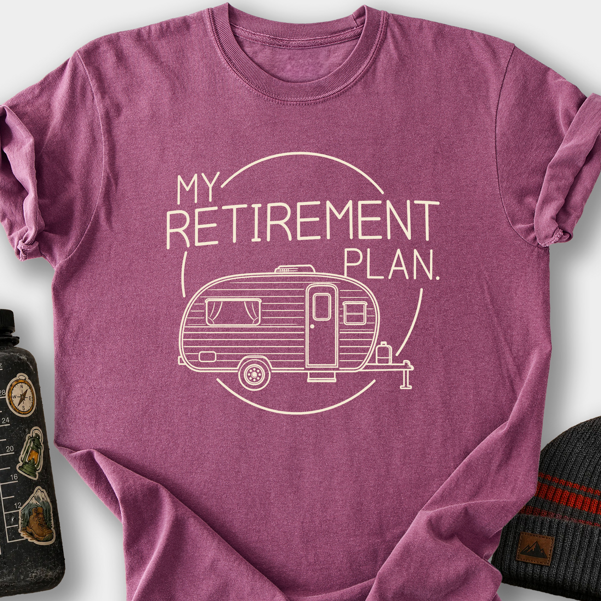 My Retirement Plan T-Shirt — Berry