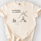 My Therapist Is A Mountain T-Shirt — Ivory