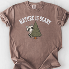 Nature Is Scary T-Shirt — Espresso