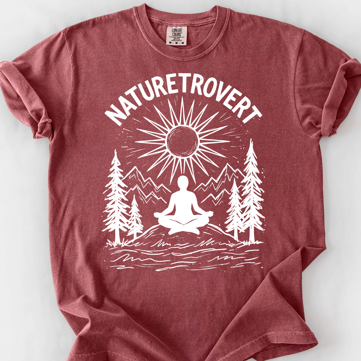 Naturetrovert T-Shirt — Brick