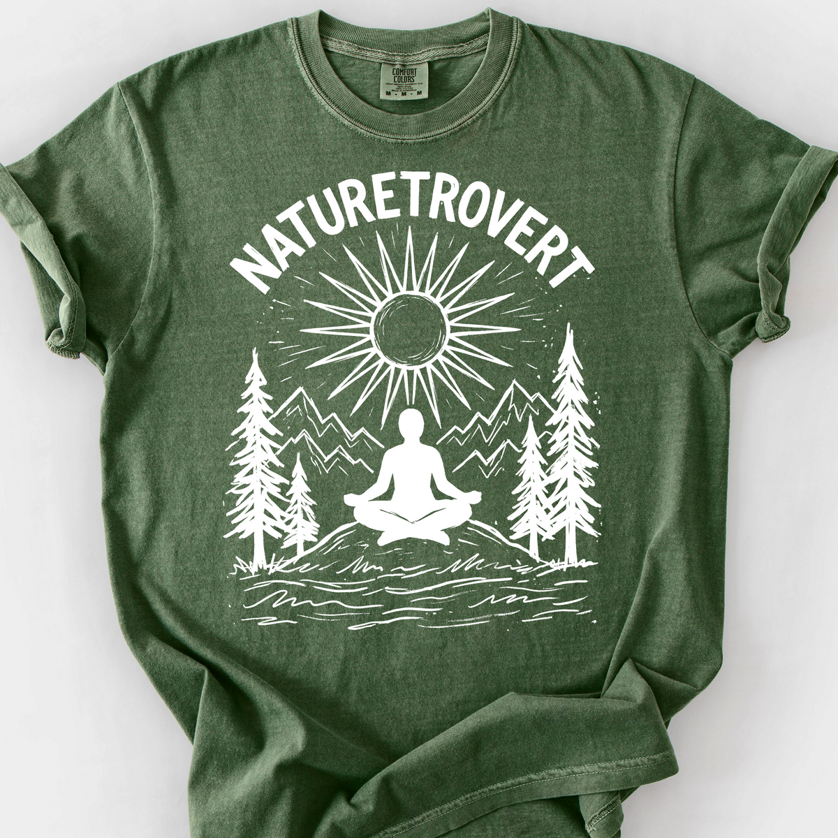 Naturetrovert T-Shirt — Moss