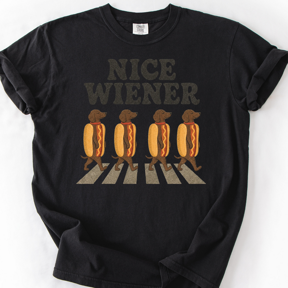 Nice Wiener T-Shirt — Black