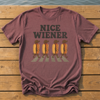 Nice Wiener T-Shirt — Brick