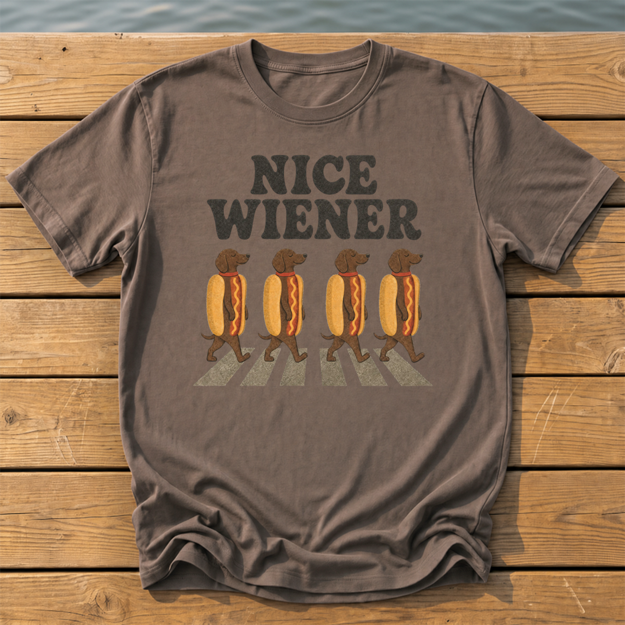 Nice Wiener T-Shirt — Espresso