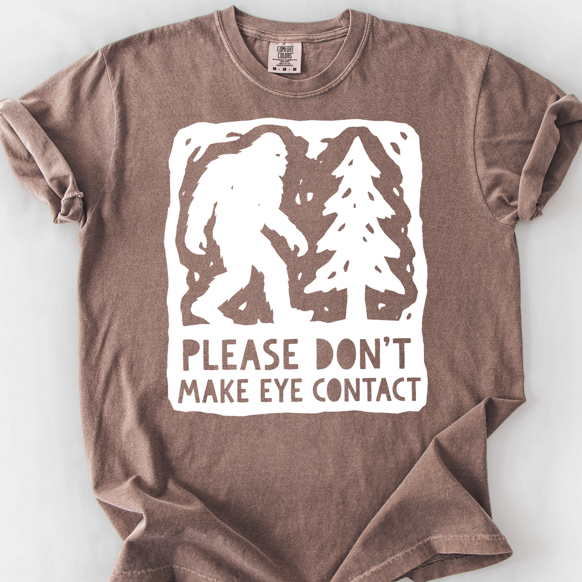 No Eye Contact T-Shirt — Espresso