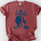 No Fishing T-Shirt — Brick