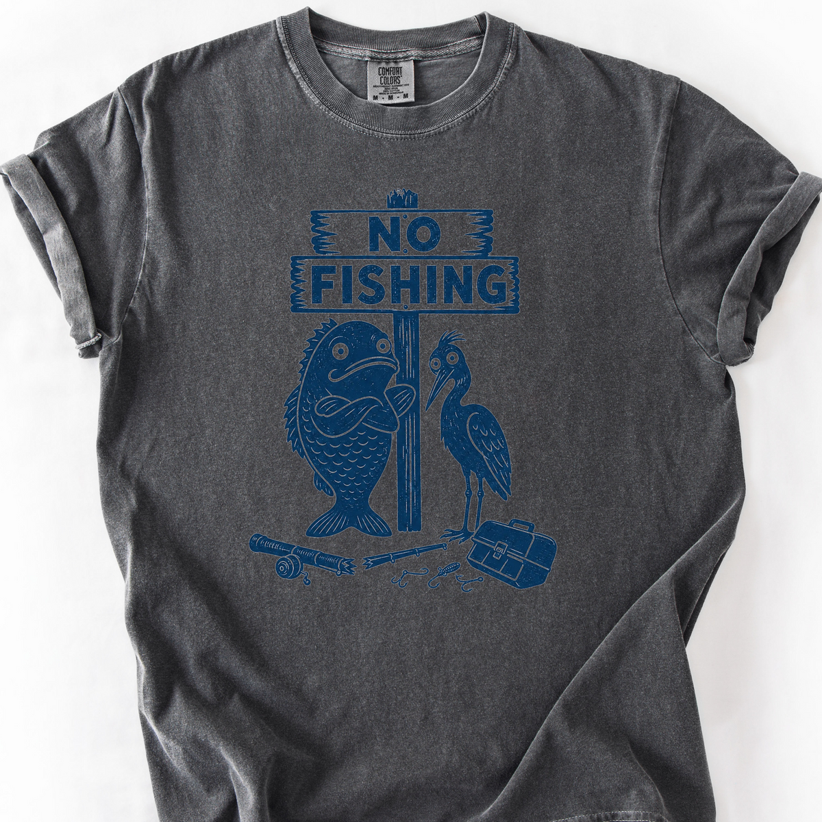 No Fishing T-Shirt — Pepper