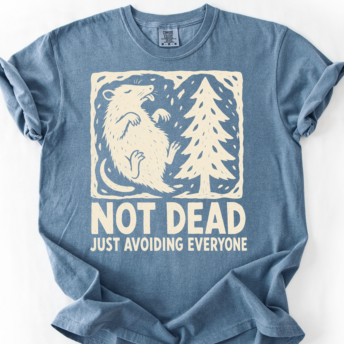 Not Dead Just Resting T-Shirt — Blue Jean