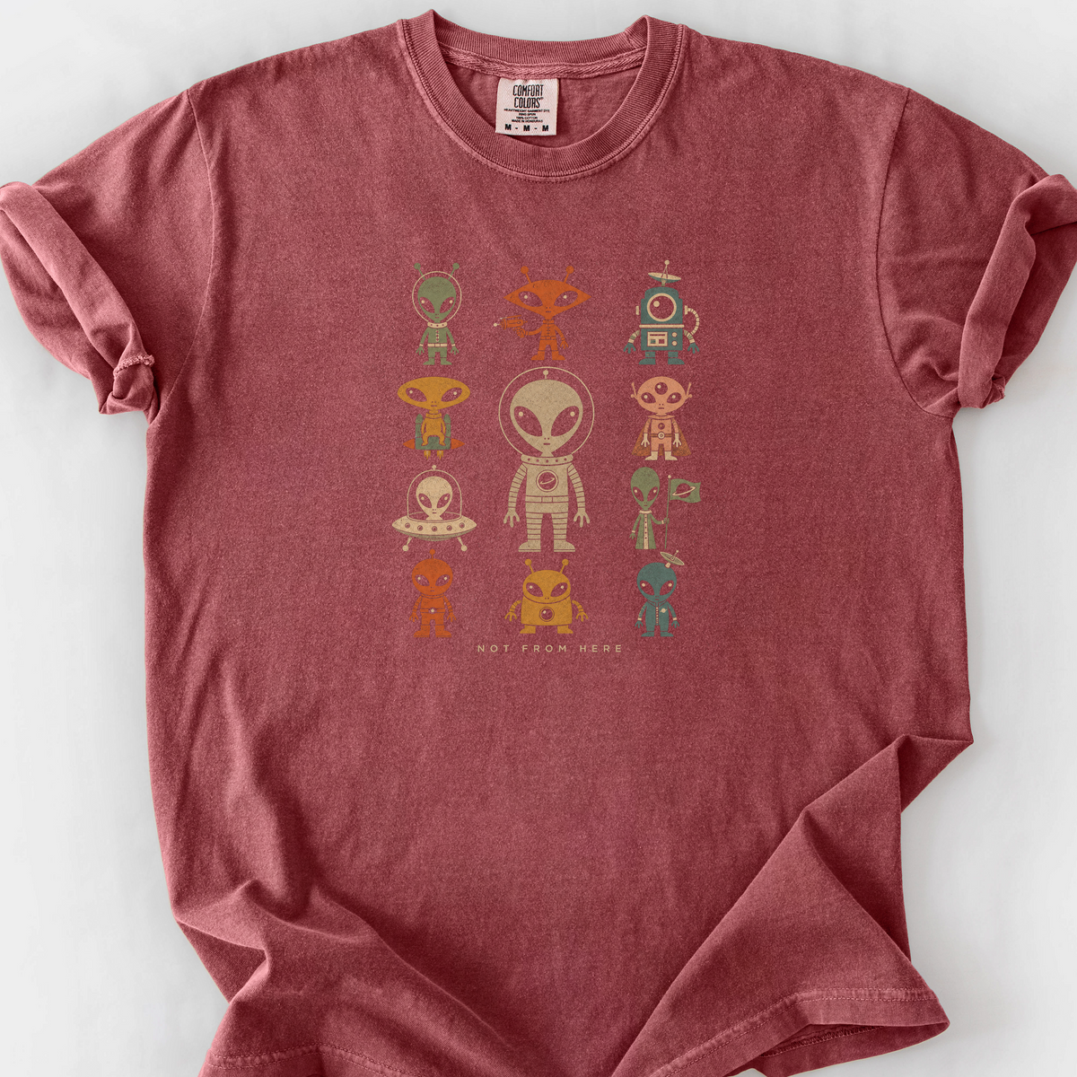 Not From Here T-Shirt — Brick