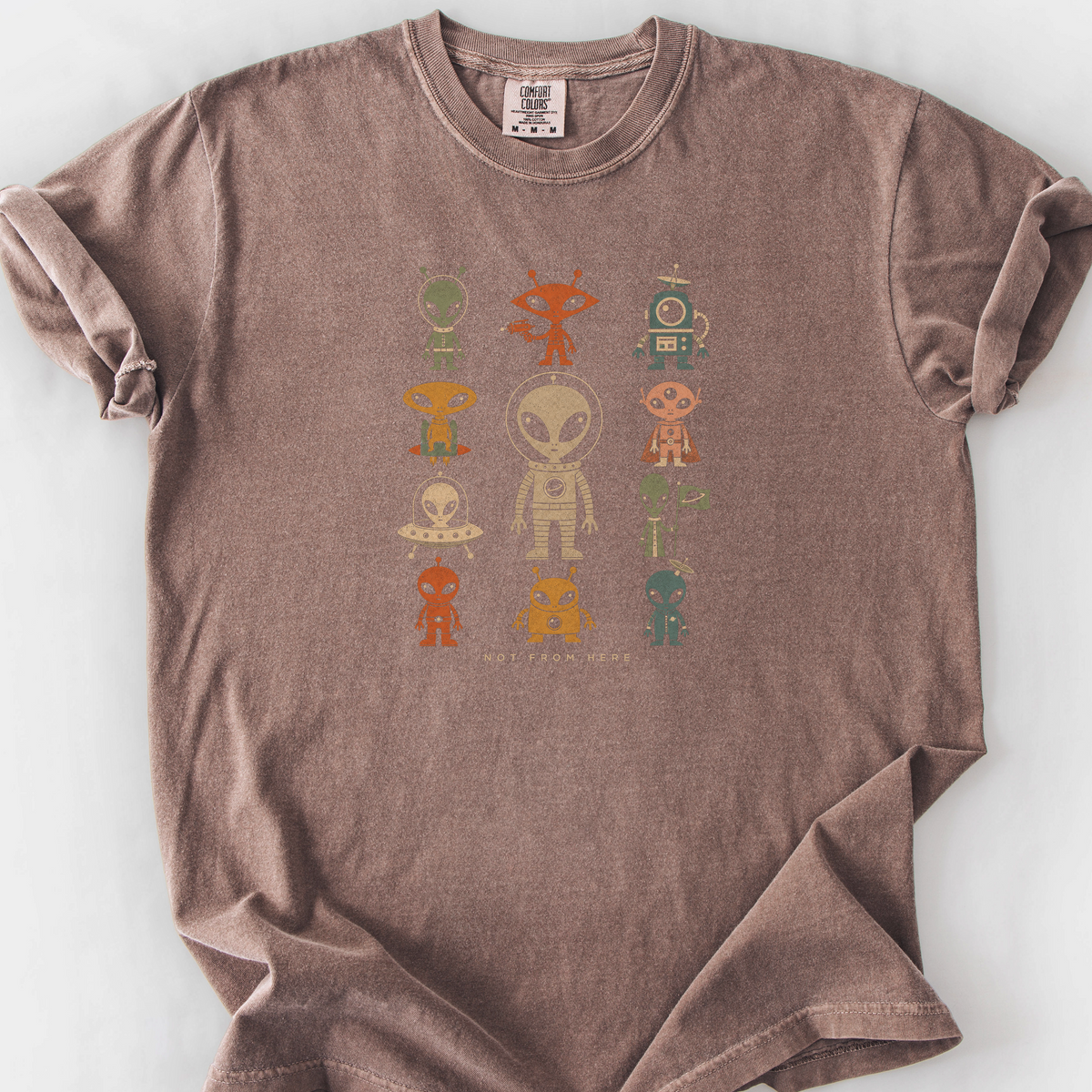 Not From Here T-Shirt — Espresso