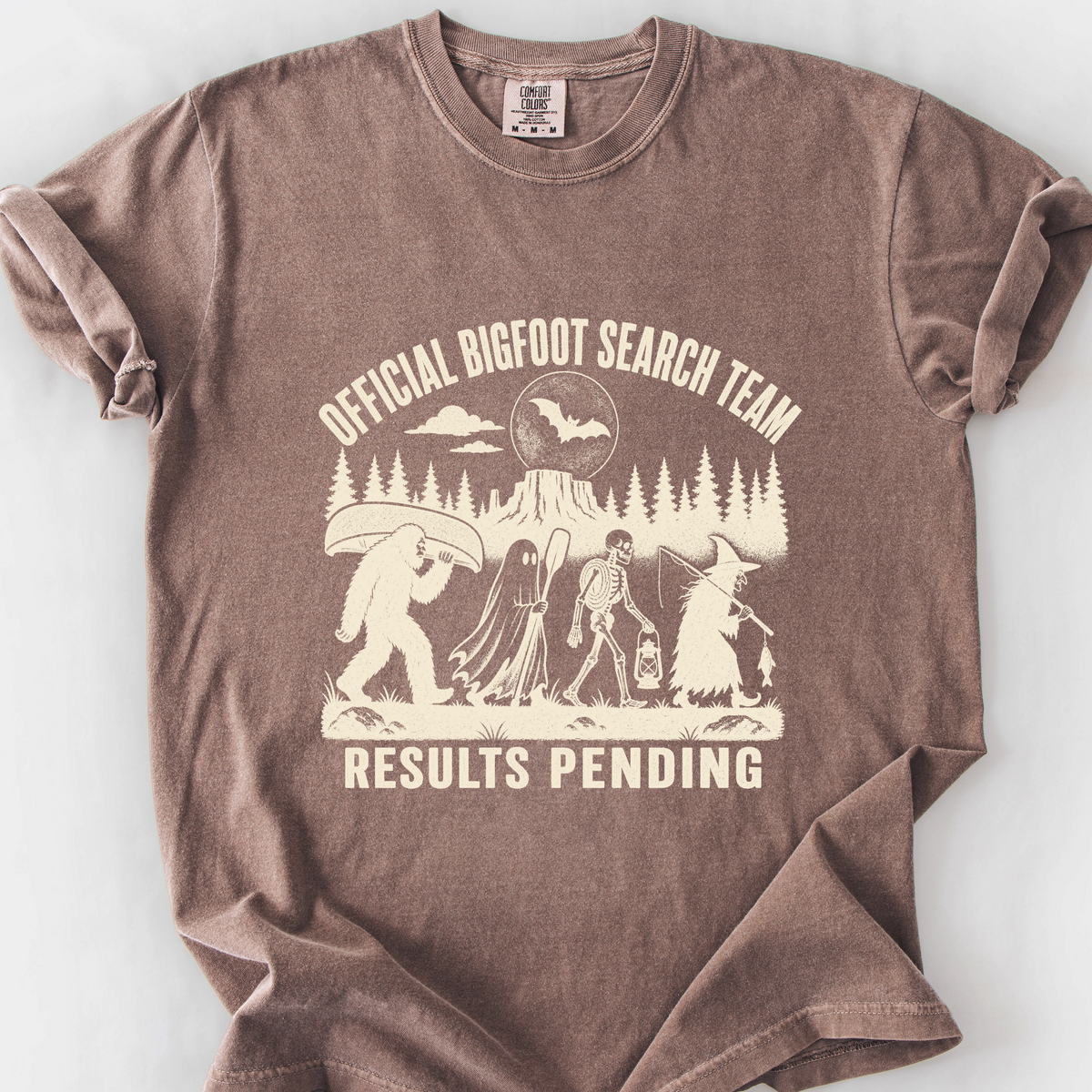 Official Bigfoot Search Team T-Shirt — Espresso