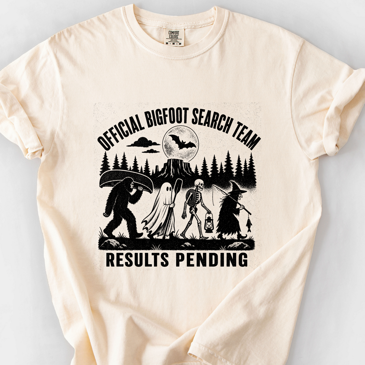 Official Bigfoot Search Team T-Shirt — Ivory