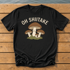 Oh Shiitake T-Shirt — Black