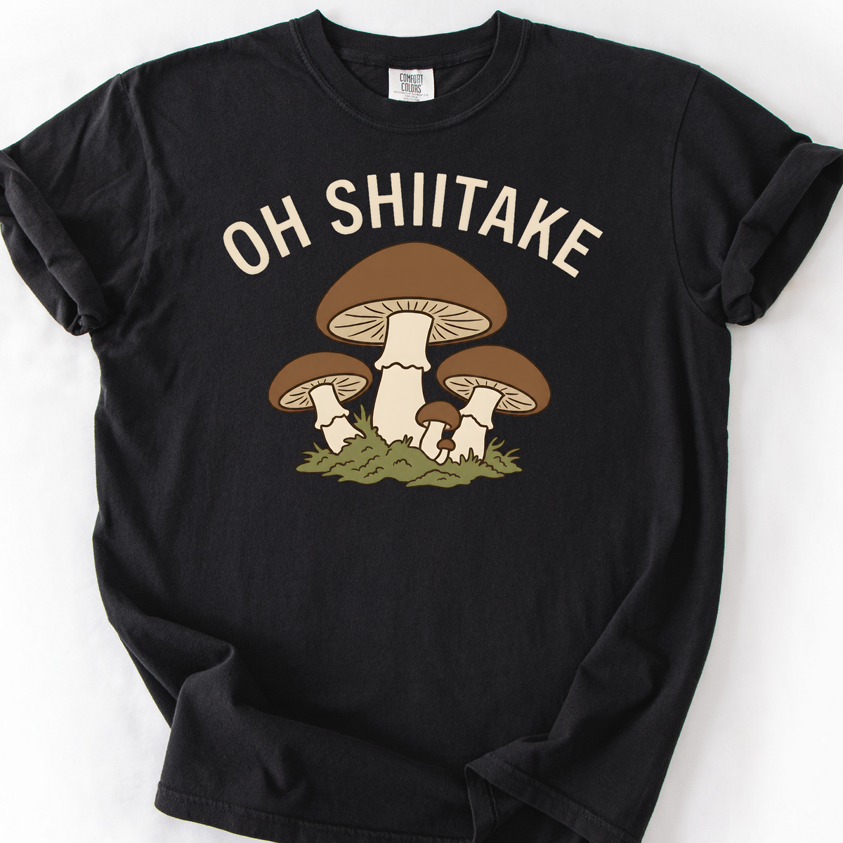 Oh Shiitake T-Shirt — Black