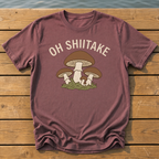 Oh Shiitake T-Shirt — Brick