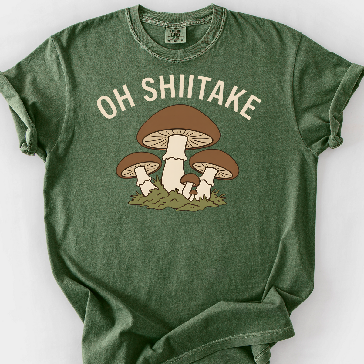 Oh Shiitake T-Shirt — Moss