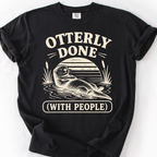 Otterly Done T-Shirt — Black
