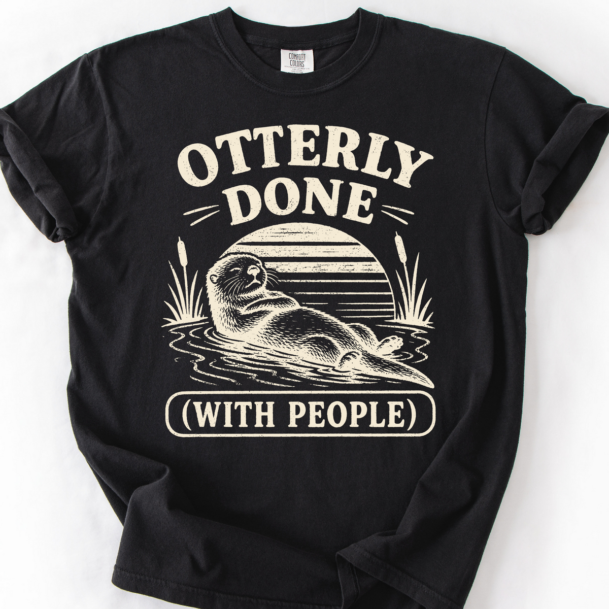 Otterly Done T-Shirt — Black