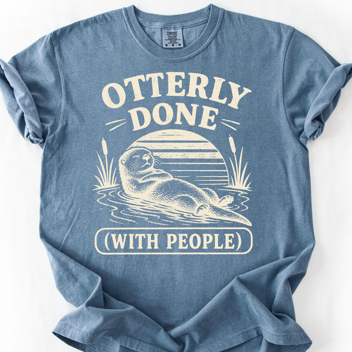 Otterly Done T-Shirt — Blue Jean